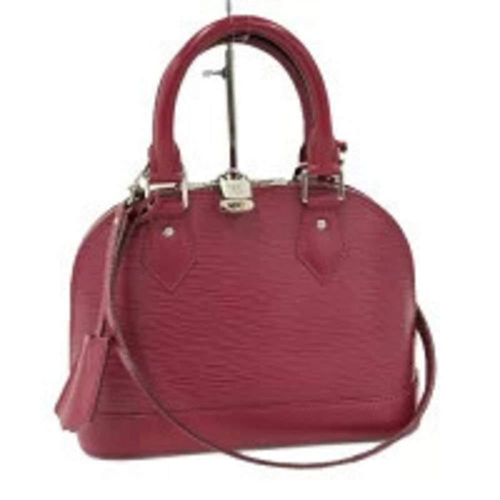 LOUIS VUITTON Alma handbag Epi leather Fuschia Pink